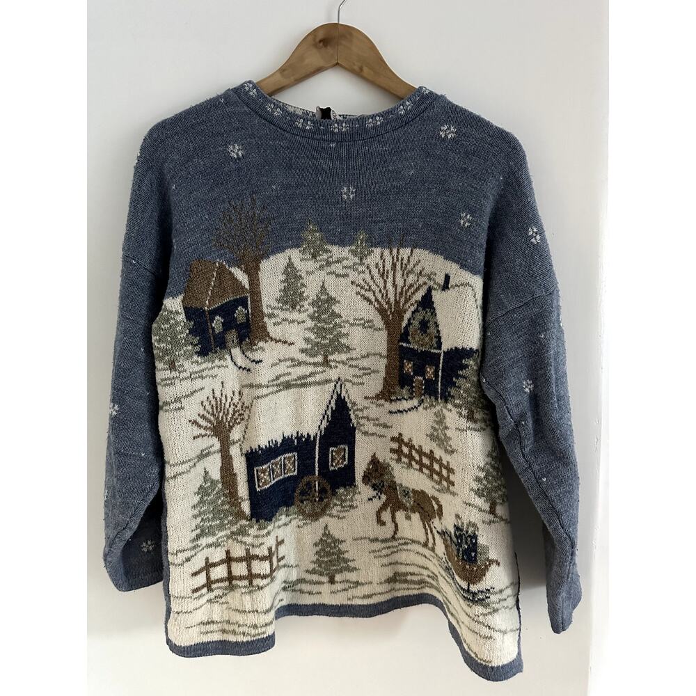 Vintage Nutcracker Holiday Sweater Size Medium